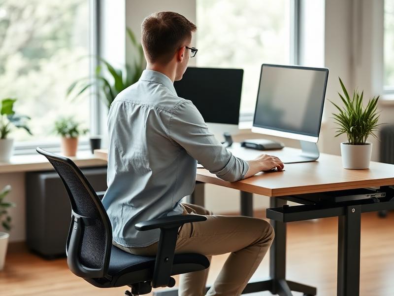 Richtige Sitzhaltung am Arbeitsplatz für gesunde Hüften